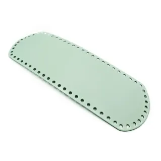Oval Eco-Leather Bag Bottom 36X12 Made in Italy Tiffany