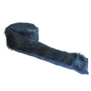 Eco friendly Fur with Internal Jersey 150cm Blue