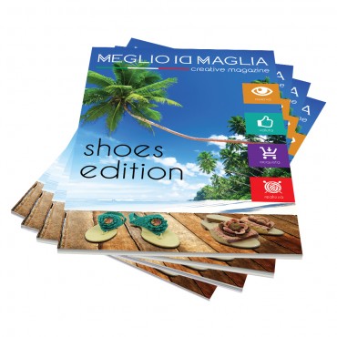 Rivista Magazine Meglio di Maglia Shoes per calzature a uncinetto