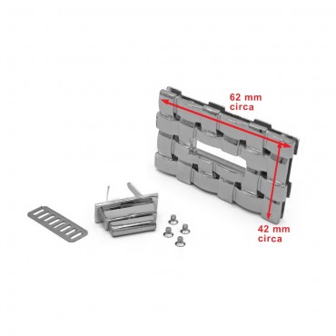 Chiusura girello intrecci. Argento