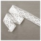 Lace - Web - White. Sold by the meter