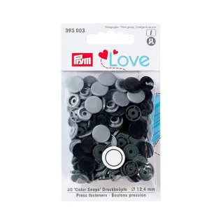 Prym Love Snap Fasteners Dark