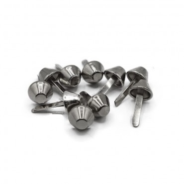 Clavijas para bolso mm8 Plata 10pz | Tessiland