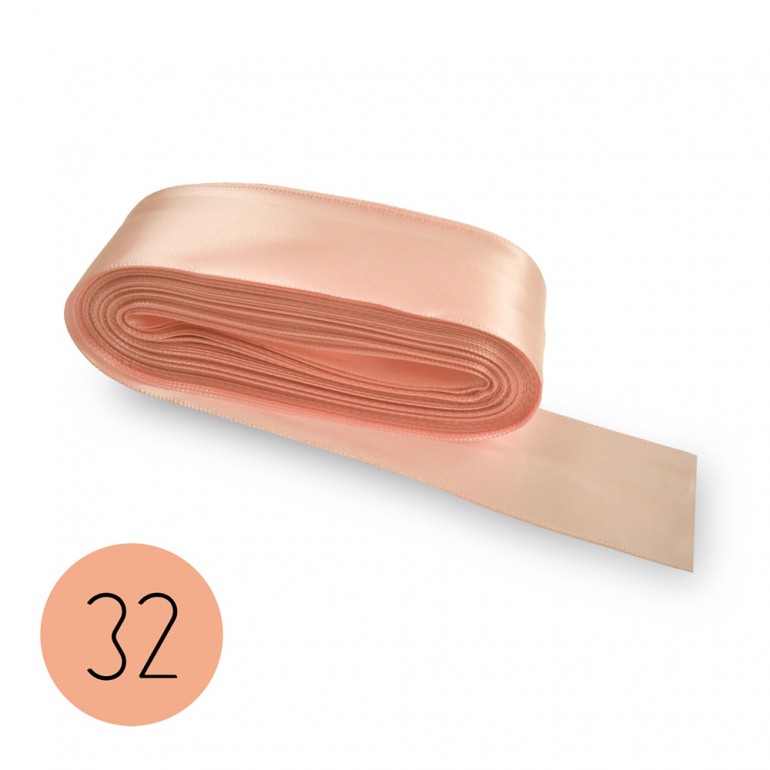 Satin ribbon 40mm. Pale Pink 32. 10M