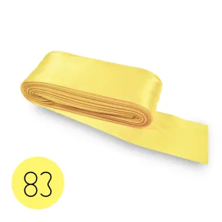 Ruban en satin pour dragées, paquets cadeaux et décorations 10m Giallo 83