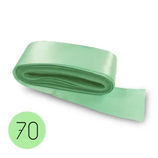Cinta de raso para bomboneras, paquetes de regalo y decoraciones 10mt Verde acqua 70