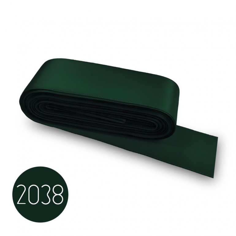 Nastro di raso mm40 Verde 2038 Mt 10