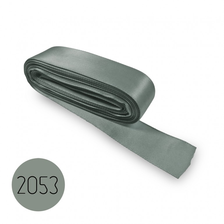 Nastro di raso mm25 Grigio 2053 Mt 10