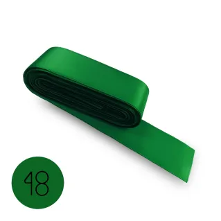 Cinta de raso para bomboneras, paquetes de regalo y decoraciones 10mt Verde 48