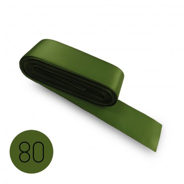 Nastro di raso mm25 Verde 80 Mt 10