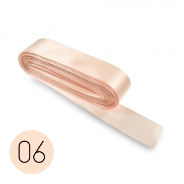 Satin ribbon 25mm. Pale Pink 06. 10M