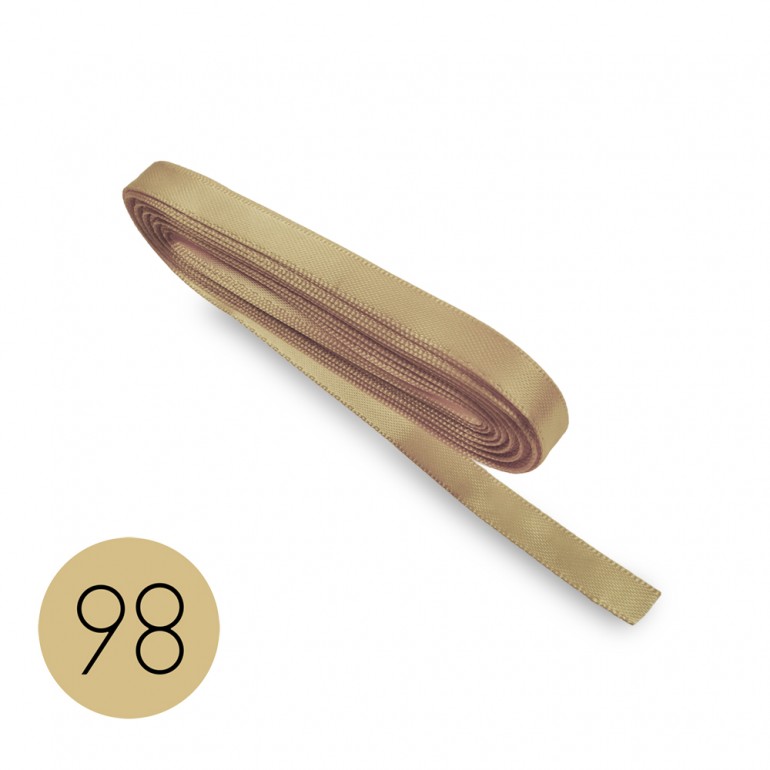 Cinta de raso mm6. Beige 98. Mt.10