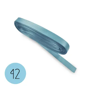 Cinta de raso para bomboneras, paquetes de regalo y decoraciones 10mt Celeste 42