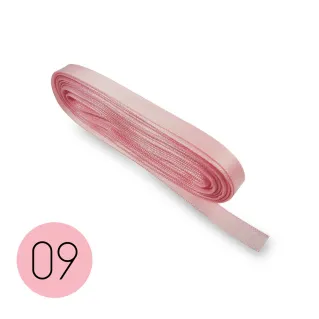 Ruban en satin pour dragées, paquets cadeaux et décorations 10m Rosa 09