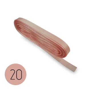 Cinta de raso para bomboneras, paquetes de regalo y decoraciones 10mt Rosa 20