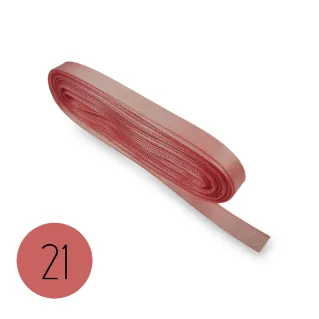 Ruban en satin pour dragées, paquets cadeaux et décorations 10m Rosa 21