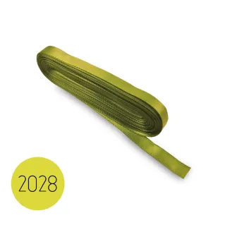 Cinta de raso para bomboneras, paquetes de regalo y decoraciones 10mt Verde 2028