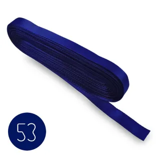 Cinta de raso para bomboneras, paquetes de regalo y decoraciones 10mt Blu 53