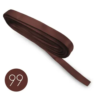 Ruban en satin pour dragées, paquets cadeaux et décorations 10m Marrone 99