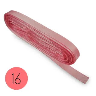 Cinta de raso para bomboneras, paquetes de regalo y decoraciones 10mt Rosa 16