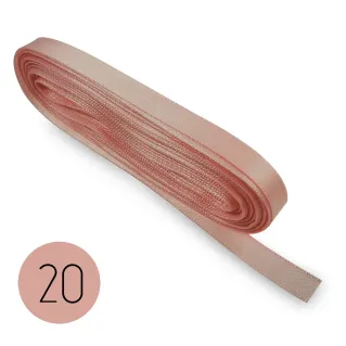 Ruban en satin pour dragées, paquets cadeaux et décorations 10m Rosa 20