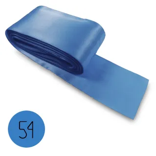 Ruban en satin pour dragées, paquets cadeaux et décorations 10m Azzurro 54