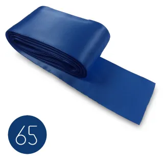 Ruban en satin pour dragées, paquets cadeaux et décorations 10m Azzurro 65