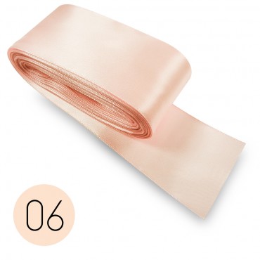 Satin ribbon 50mm. Pale Pink 06. 10M
