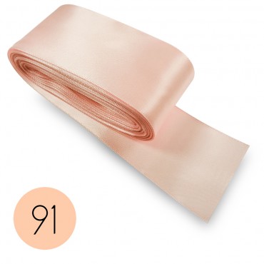 Satin ribbon 50mm. Pale Pink 91. 10M