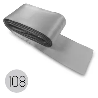 Cinta de raso para bomboneras, paquetes de regalo y decoraciones 10mt Grigio 108