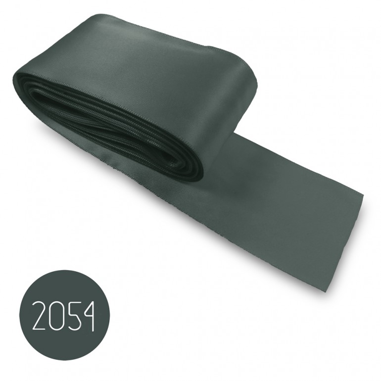 Satin ribbon 50mm. Grey 2054. 10M