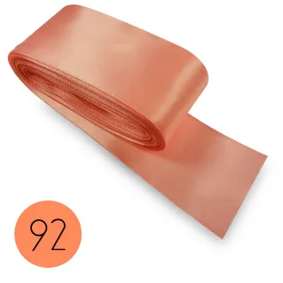 Ruban en satin pour dragées, paquets cadeaux et décorations 10m Salmone 92