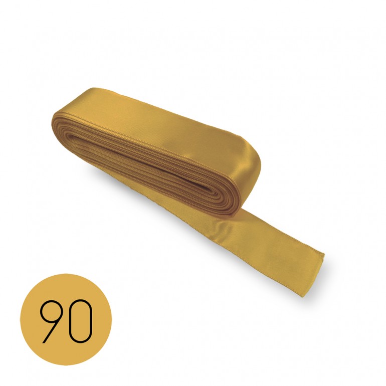 Nastro di raso mm15. Beige 90. Mt.10