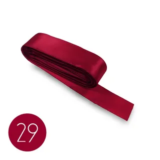 Cinta de raso para bomboneras, paquetes de regalo y decoraciones 10mt Bordeaux 29