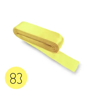Ruban en satin pour dragées, paquets cadeaux et décorations 10m Giallo 83
