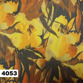 Tissu Georgette Floral Moro Jaune | Tessiland