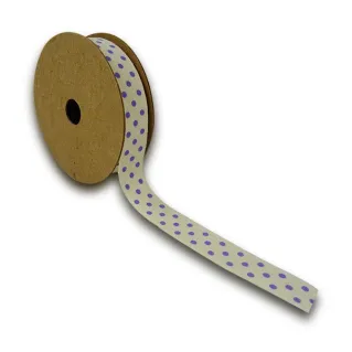 Cinta de algodón decorativa de 18 mm para decoraciones y lazos de 5 m Viola