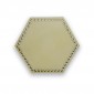 Fondo hexágono madera 15x13 cm para bolsas | Tessiland