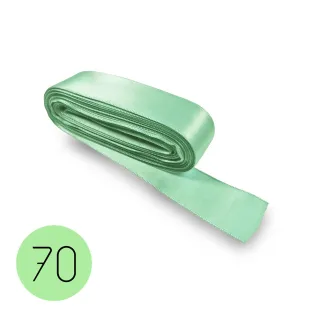 Cinta de raso para bomboneras, paquetes de regalo y decoraciones 10mt Verde acqua 70