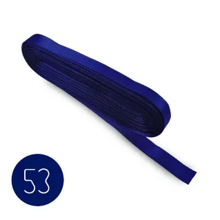 Cinta de raso para bomboneras, paquetes de regalo y decoraciones 10mt Blu 53