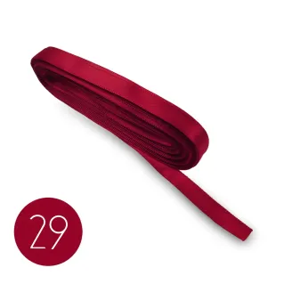 Ruban en satin pour dragées, paquets cadeaux et décorations 10m Bordeaux 29
