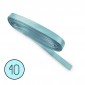 Nastro di raso mm8 Celeste 40 Mt 10