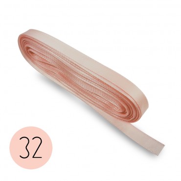 Satin ribbon 8mm. Pale Pink 32. 10M