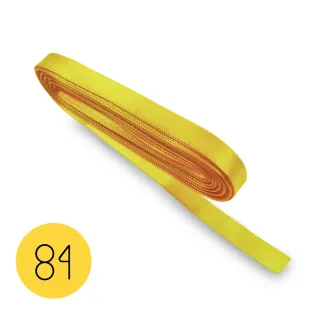 Ruban en satin pour dragées, paquets cadeaux et décorations 10m Giallo 84