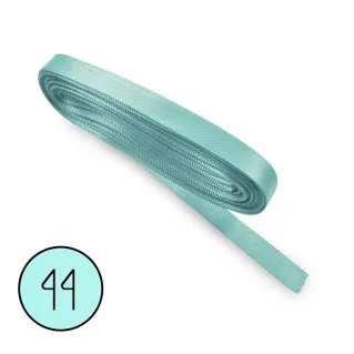 Ruban en satin pour dragées, paquets cadeaux et décorations 10m Verde acqua 44