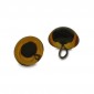 Occhi Amigurumi di Vetro mm 12. Ambra 2pz