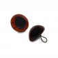 Glass eyes - Amigurumi 10 mm. Brown 2pcs