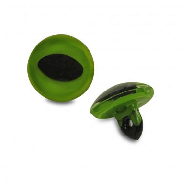 Amigurumi cat eyes 12 mm. Green 2pcs
