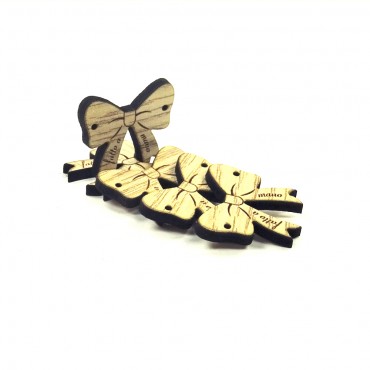 Targhette handmade Fiocco da cucire per borse e abbigliamento 