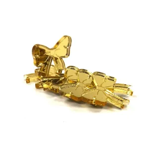 Handmade Tags HANDMADE Bow Shape 5pcs Oro